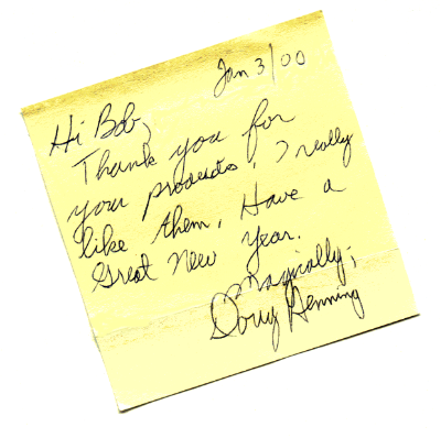 Doug Henning note